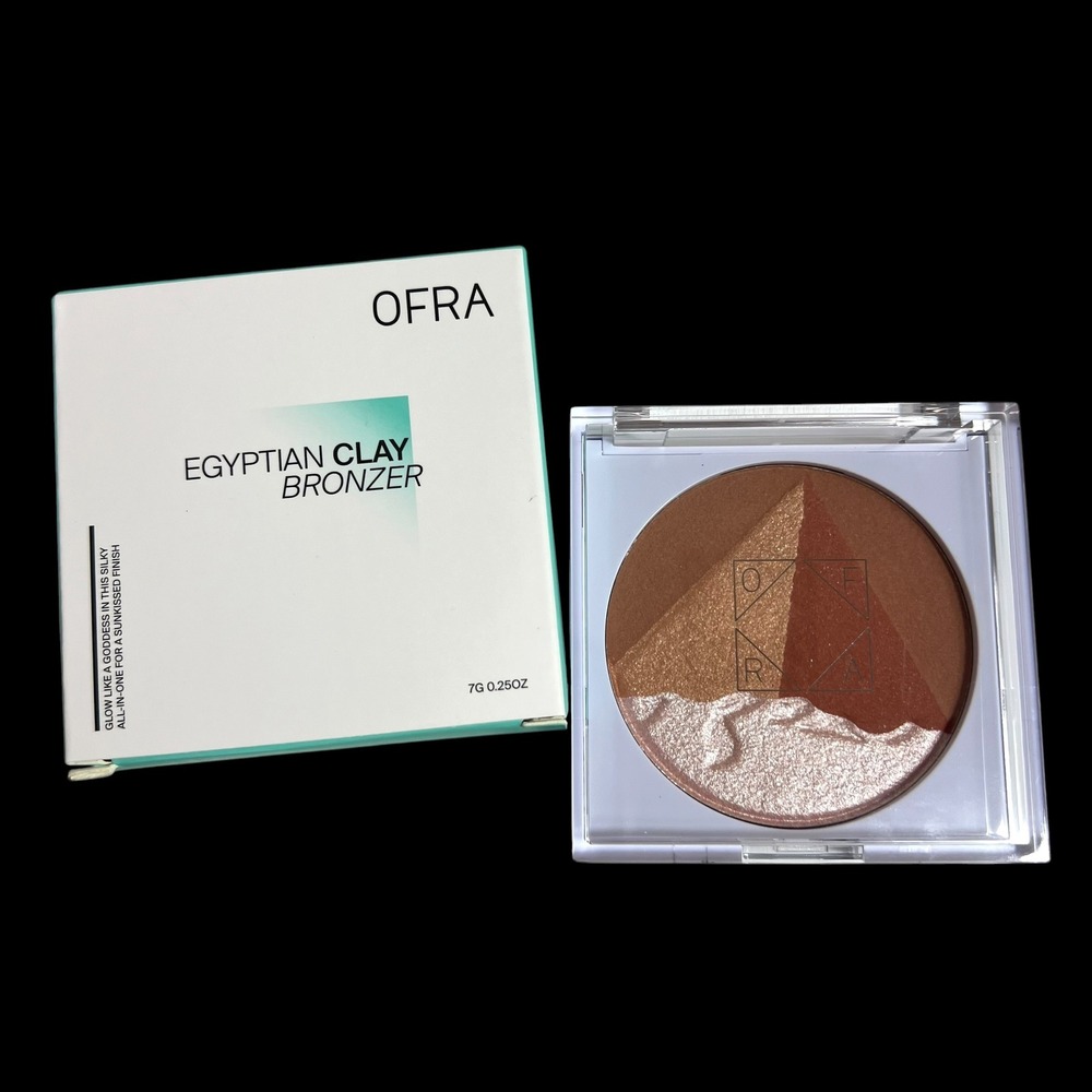 OFRA‎ Egyptian Clay Bronzer 3D Pyramid Shimmer Sunkissed Finish Pressed Powder